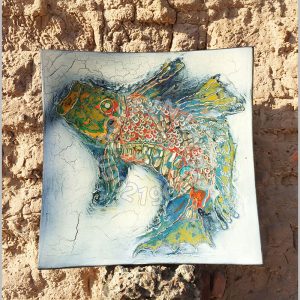 Đĩa sơn mài cá biển