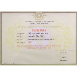 Giải nhì vòng chung khảo hội thi sản phẩm thủ công Việt Nam lần thứ IX - 2012 - Nguyễn Tấn Phát