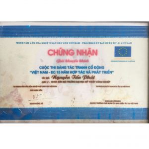 Cuộc thị sáng tác tranh cổ động "Việt Nam - EC 15 năm hợp tác phát triển" - Nguyễn Tấn Phát