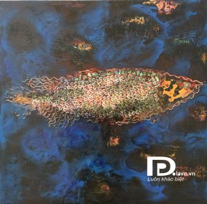 Tranh sơn mài lặn sâu