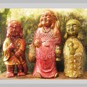 Tượng sơn mài chú tiểu