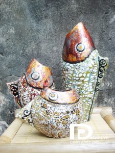 Tượng sơn mài gia đình