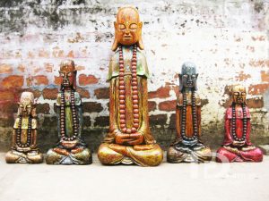 Tượng sơn mài thiền