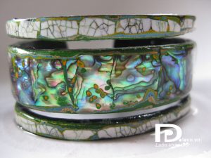 vòng tay sơn mài khảm trai