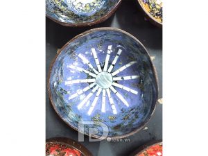 Bát dừa sơn mài chế tác thủ công