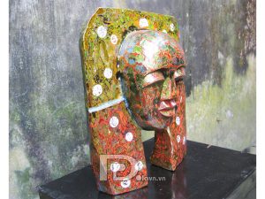 Lacquer mask ethnic girl